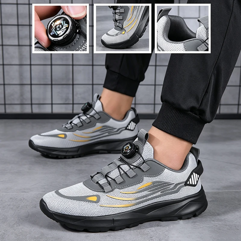 Badminton Shoes - Ademende mesh herenschoenen Trendy lichtgewicht wandelschoenen