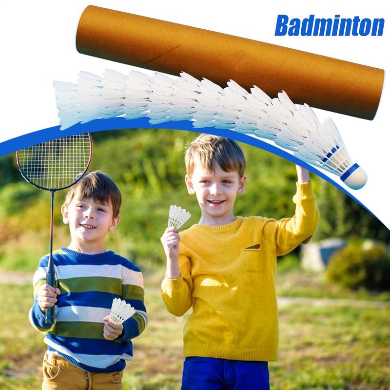 Nylon Shuttlecock 12 - Badmintonsets voor achtertuinen 12-delig Nylon Badmintonbal