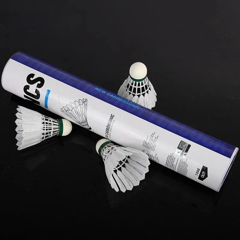 Nylon Shuttlecock 12 - 12 stks NCS Carbon Sound Badminton