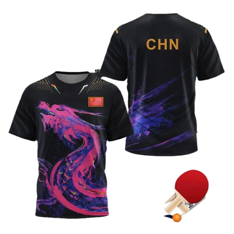 Badminton Scoreboard - CHINA Dragon Tafeltennis Grafische T-shirt voor