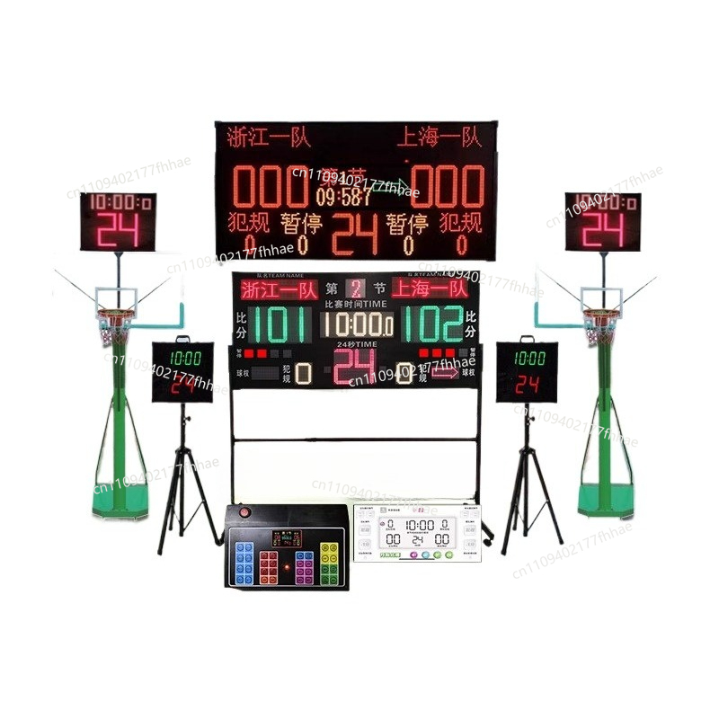 Badminton Scoreboard - Basketbalspel Elektronisch scorebord 24 seconden timer