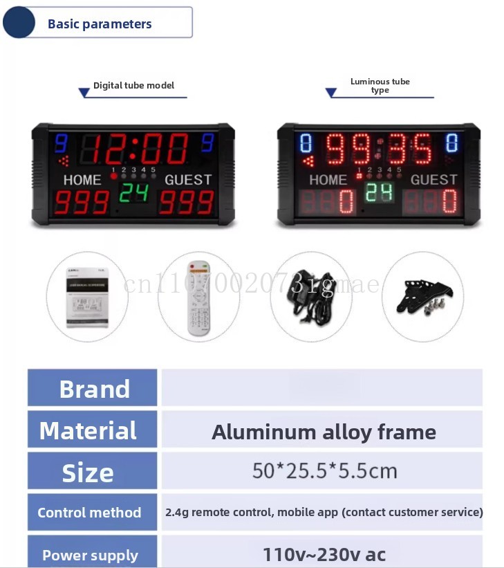 Basketbalwedstrijd elektronisc - Badminton Scoreboard recensie en prijs