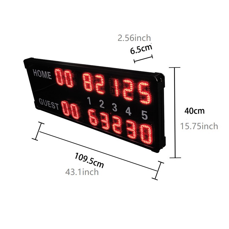 Vervaardiging van 14 cijfers 4 - Badminton Scoreboard recensie en prijs