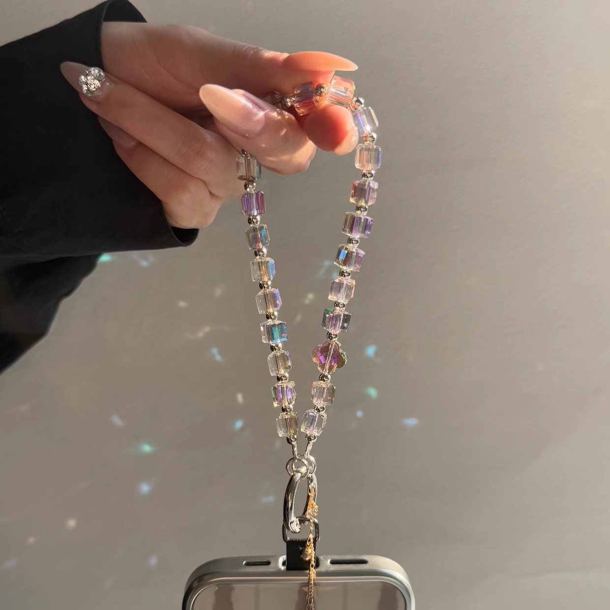 Luxe Kristallen Kraal Telefoon - String Tension Clip recensie en prijs