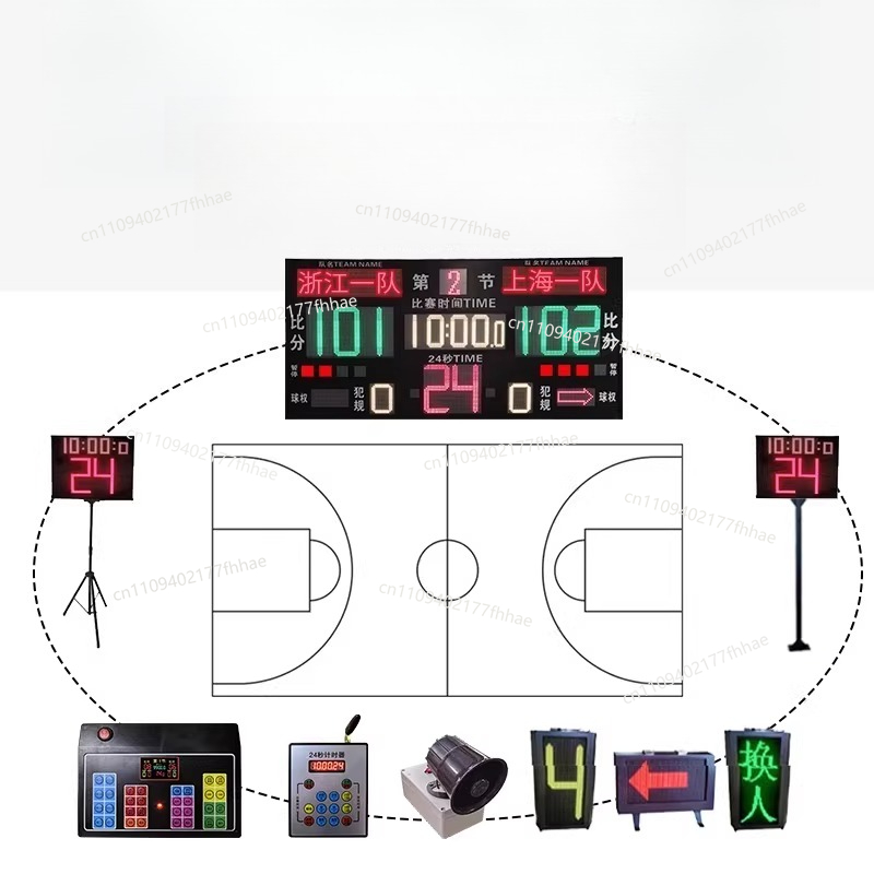 Basketbalspel Elektronisch sco - Badminton Scoreboard recensie en prijs